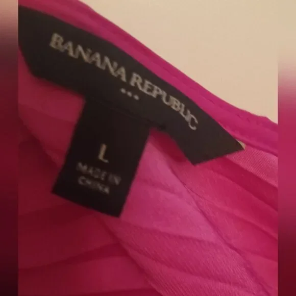 Banana Republic One Shoulder Pleated Dress - Picture 4 of 4